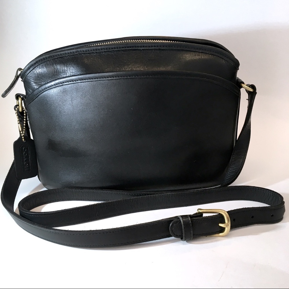 9976 90's Anderson Vintage Coach in Black Leather